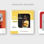 - fashion instagram post template set - Home