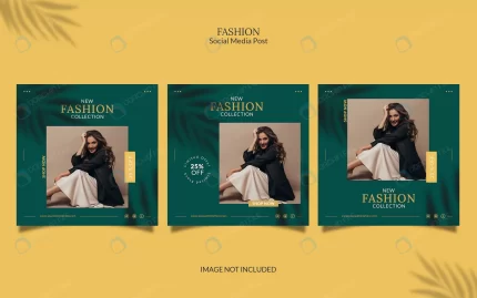 fashion instagram social media post set template. crcfd3ce42b size61.01mb - title:graphic home - اورچین فایل - format: - sku: - keywords: p_id:353984