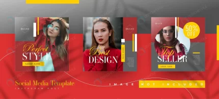fashion sale instagram post template set crc4ef8b44f size3.32mb - title:graphic home - اورچین فایل - format: - sku: - keywords: p_id:353984