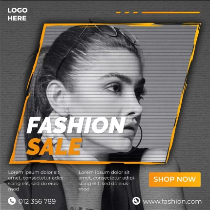 fashion sale social media post template - title:graphic home - اورچین فایل - format: - sku: - keywords: p_id:353984