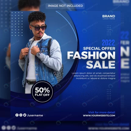 fashion sale square banner social media template. crccf6571c5 size9.10mb - title:graphic home - اورچین فایل - format: - sku: - keywords: p_id:353984