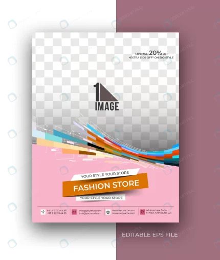 fashion store a4 business brochure flyer poster d crca50c986a size1.51mb - title:graphic home - اورچین فایل - format: - sku: - keywords: p_id:353984