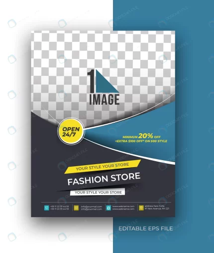 fashion store a4 business brochure flyer poster d crcc8d0a888 size4.33mb - title:graphic home - اورچین فایل - format: - sku: - keywords: p_id:353984