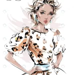 fashion woman dress with leopard print crcd77d5732 size5.45mb - title:Home - اورچین فایل - format: - sku: - keywords:وکتور,موکاپ,افکت متنی,پروژه افترافکت p_id:63922