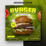 fast food burger social media promotion post feed rnd671 frp29020736 - title:Home - اورچین فایل - format: - sku: - keywords:وکتور,موکاپ,افکت متنی,پروژه افترافکت p_id:63922