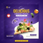 fast food pizza social media instagram post banne crca970edd4 size8.91mb - title:Home - اورچین فایل - format: - sku: - keywords:وکتور,موکاپ,افکت متنی,پروژه افترافکت p_id:63922