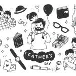 fathers day cute doodle set crc2857a7b8 size1.16mb 1 - title:Home - اورچین فایل - format: - sku: - keywords:وکتور,موکاپ,افکت متنی,پروژه افترافکت p_id:63922