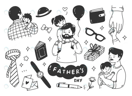 fathers day cute doodle set crc2857a7b8 size1.16mb 1 - title:graphic home - اورچین فایل - format: - sku: - keywords: p_id:353984