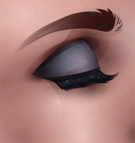 female eye with makeup realistic fashion illustra crcf7d3acd1 size8.09mb 1 - title:graphic home - اورچین فایل - format: - sku: - keywords: p_id:353984