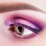 female eye with pink violet shadows false eyelash crc51332c99 size5.08mb 4084x2723 - title:Home - اورچین فایل - format: - sku: - keywords:وکتور,موکاپ,افکت متنی,پروژه افترافکت p_id:63922