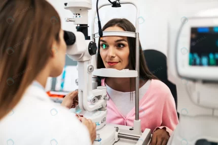 female optometrist checking patient s vision eye crc2548768e size10.72mb 6523x4349 - title:graphic home - اورچین فایل - format: - sku: - keywords: p_id:353984