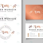 - feminine logo initial rm business card template.j crc37301acd size2.39mb - Home