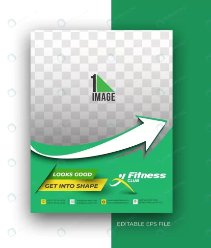 fitness club a4 brochure flyer poster design temp crca7c487f2 size1.87mb - title:graphic home - اورچین فایل - format: - sku: - keywords: p_id:353984