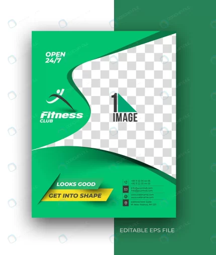 fitness club a4 business brochure flyer poster de crcb2dcd9c9 size2.40mb - title:graphic home - اورچین فایل - format: - sku: - keywords: p_id:353984