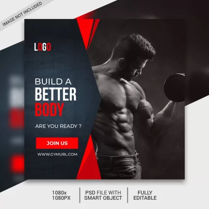 fitness social media post template instagram post crc2ad8c8b2 size4.46mb - title:graphic home - اورچین فایل - format: - sku: - keywords: p_id:353984