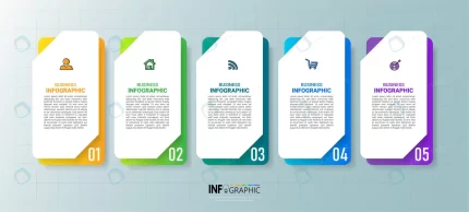 five steps timeline infographics design crc045ebe70 size3.55mb 1 - title:graphic home - اورچین فایل - format: - sku: - keywords: p_id:353984