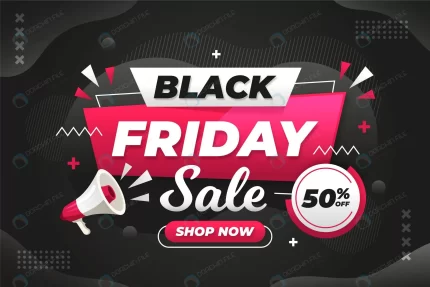 flat design black friday sale with megaphone crcca5941ae size5.60mb - title:graphic home - اورچین فایل - format: - sku: - keywords: p_id:353984