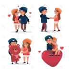 - flat design valentine s day couple collection crc57797cc5 size587.33kb - Home
