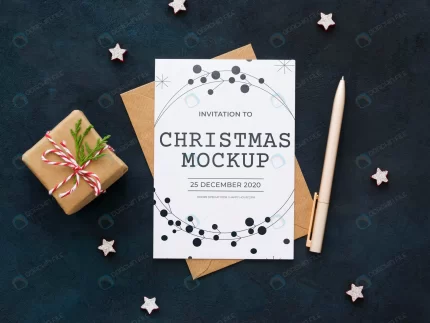 flat lay christmas eve composition with card enve crc8fa5898a size59.11mb - title:graphic home - اورچین فایل - format: - sku: - keywords: p_id:353984