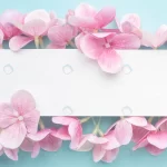 flat lay pink hydrangea flowers with blank rectan crc51f55668 size1.03mb 5475x3079 - title:Home - اورچین فایل - format: - sku: - keywords:وکتور,موکاپ,افکت متنی,پروژه افترافکت p_id:63922
