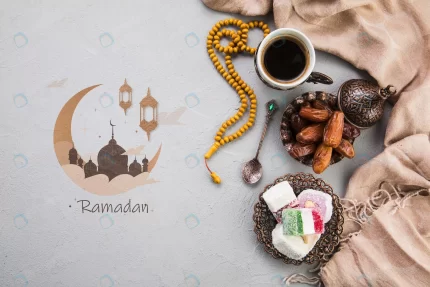 flat lay ramadan composition with copyspace crc18243f87 size143.54mb 1 - title:graphic home - اورچین فایل - format: - sku: - keywords: p_id:353984