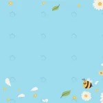 flat spring background with bees flowers crc0633e881 size0.82mb - title:Home - اورچین فایل - format: - sku: - keywords:وکتور,موکاپ,افکت متنی,پروژه افترافکت p_id:63922