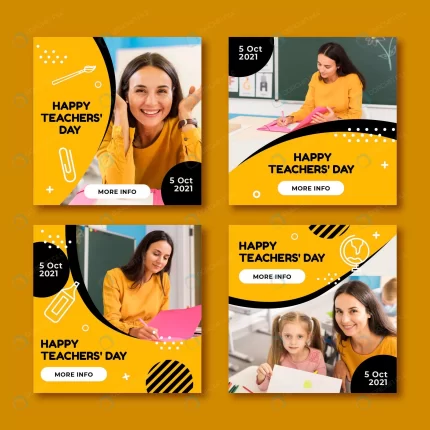 flat teachers day instagram posts collection with crc49bba414 size0.92mb - title:graphic home - اورچین فایل - format: - sku: - keywords: p_id:353984