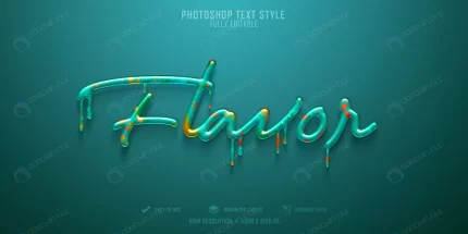flavor text style effect template design crc777ea2eb size70.20mb - title:graphic home - اورچین فایل - format: - sku: - keywords: p_id:353984