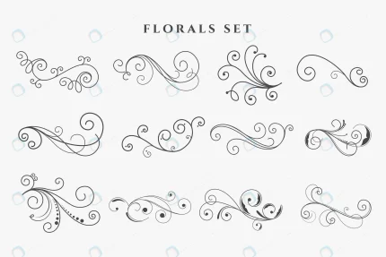 floral decorative ornaments set design crc880ed7e3 size1.19mb - title:graphic home - اورچین فایل - format: - sku: - keywords: p_id:353984
