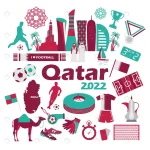 football championship qatar doha icon set color na rnd340 frp34079886 - title:Home - اورچین فایل - format: - sku: - keywords:وکتور,موکاپ,افکت متنی,پروژه افترافکت p_id:63922