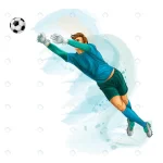football goalkeeper jumps ball splash watercolors crcfb76df52 size6.00mb - title:Home - اورچین فایل - format: - sku: - keywords:وکتور,موکاپ,افکت متنی,پروژه افترافکت p_id:63922