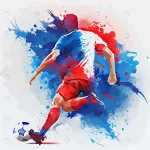 french soccer player with ball rnd536 frp34594520 - title:Home - اورچین فایل - format: - sku: - keywords:وکتور,موکاپ,افکت متنی,پروژه افترافکت p_id:63922