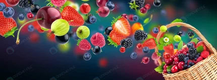 fresh berries flying into wicker basket crc0b87908f size6.13mb 5423x2011 1 - title:graphic home - اورچین فایل - format: - sku: - keywords: p_id:353984