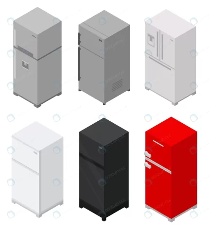 fridge icons set isometric style crc2387c5cb size0.53mb - title:graphic home - اورچین فایل - format: - sku: - keywords: p_id:353984
