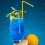 front view blue cool lemonade with ice blue backg crcca6f8bd3 size7.66mb 3733x5600 - title:Home - اورچین فایل - format: - sku: - keywords:وکتور,موکاپ,افکت متنی,پروژه افترافکت p_id:63922