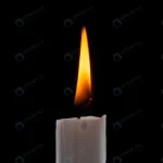front view burning candle dark surface crc06fc0628 size2.20mb 5600x3737 - title:Home - اورچین فایل - format: - sku: - keywords:وکتور,موکاپ,افکت متنی,پروژه افترافکت p_id:63922