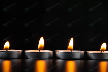 front view burning candles dark surface crc279912bb size5.94mb 5600x3737 - title:graphic home - اورچین فایل - format: - sku: - keywords: p_id:353984