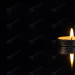 - front view little burning candle black crc22834007 size9.94mb 5600x3737 - Home