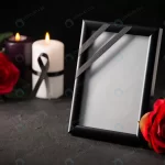 front view picture frame with candles black crcb29d10fb size8.43mb 5600x3737 - title:Home - اورچین فایل - format: - sku: - keywords:وکتور,موکاپ,افکت متنی,پروژه افترافکت p_id:63922