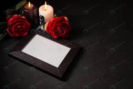 front view picture frame with red flowers black crc033be94e size8.82mb 5600x3737 - title:graphic home - اورچین فایل - format: - sku: - keywords: p_id:353984