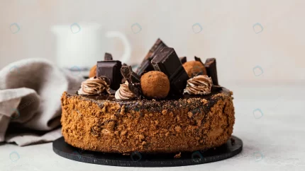 front view sweet chocolate cake crc6dc7a468 size1.10mb 5578x3137 - title:graphic home - اورچین فایل - format: - sku: - keywords: p_id:353984