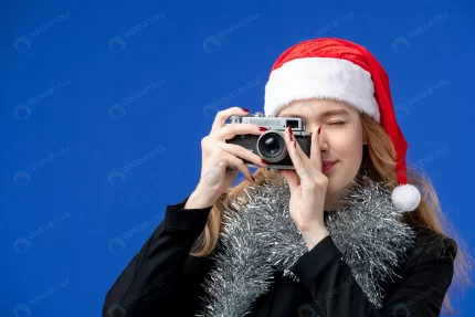 front view young woman taking photo with camera b crc692281b1 size11.00mb 5600x3733 - title:graphic home - اورچین فایل - format: - sku: - keywords: p_id:353984