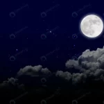 full moon with starry clouds romantic night crc81d4b5fc size3.12mb 5472x3648 - title:Home - اورچین فایل - format: - sku: - keywords:وکتور,موکاپ,افکت متنی,پروژه افترافکت p_id:63922