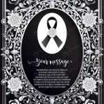 - funeral card template with black ribbon white flo crc44c52e20 size13.88mb - Home