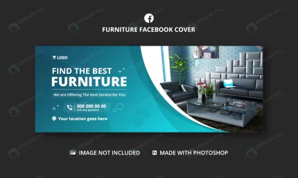 furniture business facebook cover banner template crc07422fa7 size1.54mb - title:graphic home - اورچین فایل - format: - sku: - keywords: p_id:353984