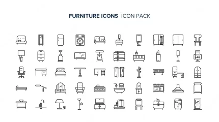 furniture icons rnd645 frp25635874 - title:graphic home - اورچین فایل - format: - sku: - keywords: p_id:353984