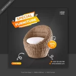 - furniture product saleing facebook instagram post template - Home