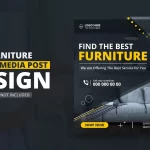 - furniture sale square flyer template - Home