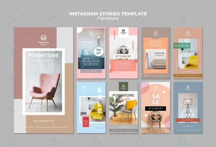 furniture store instagram stories template crcbf4a6960 size49.9mb - title:graphic home - اورچین فایل - format: - sku: - keywords: p_id:353984