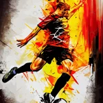 - germany soccer player kicking ball rnd267 frp34594509 - Home